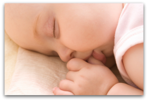Sleeping CC baby